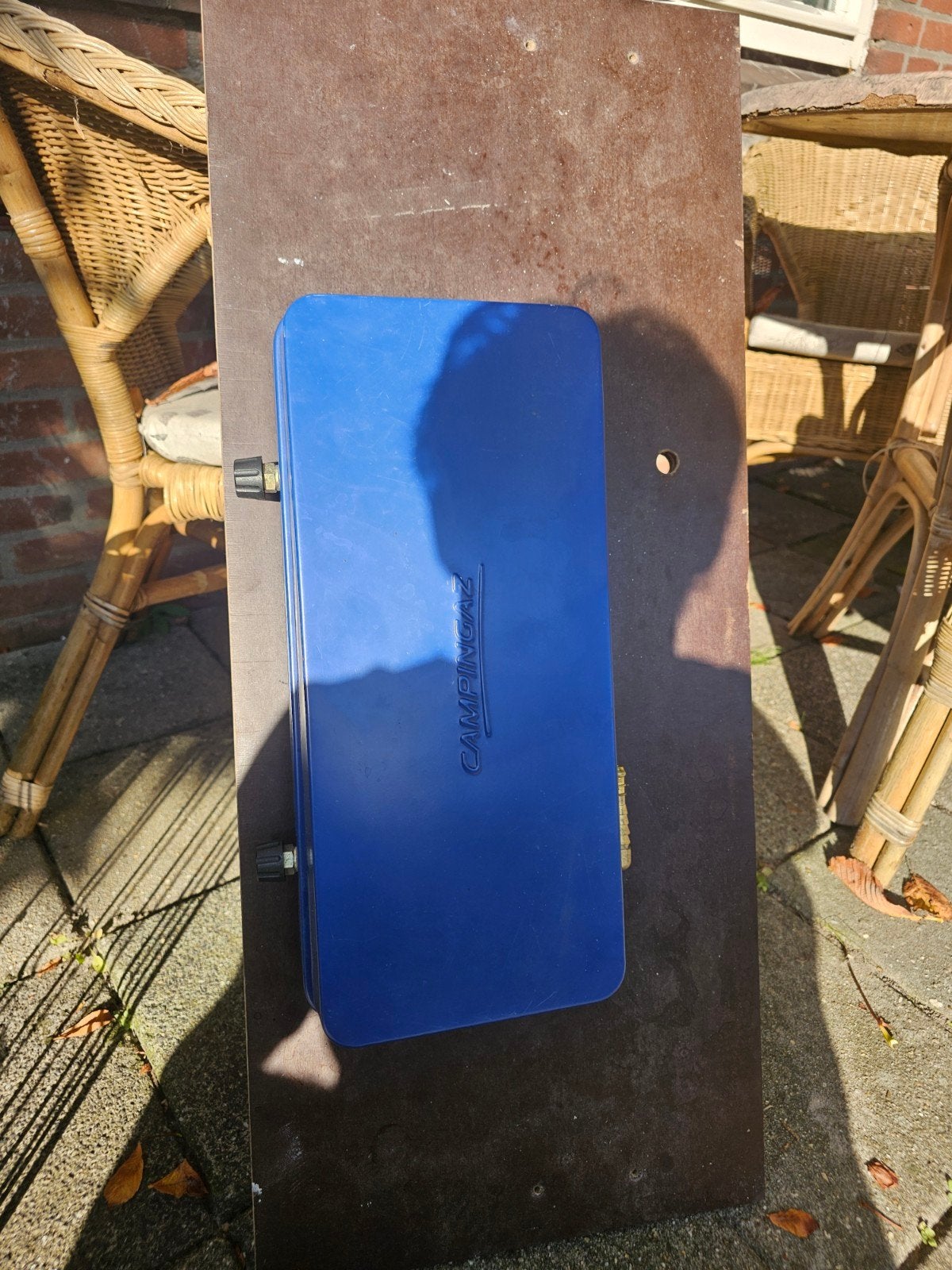 Campingaz 2-pits kooktoestel, Ophalen, Gebruikt