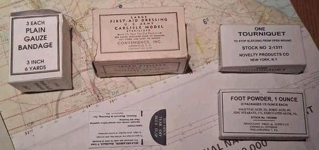 WW2 US Medical set repro, Ophalen of Verzenden, Landmacht, Amerika, Overige typen