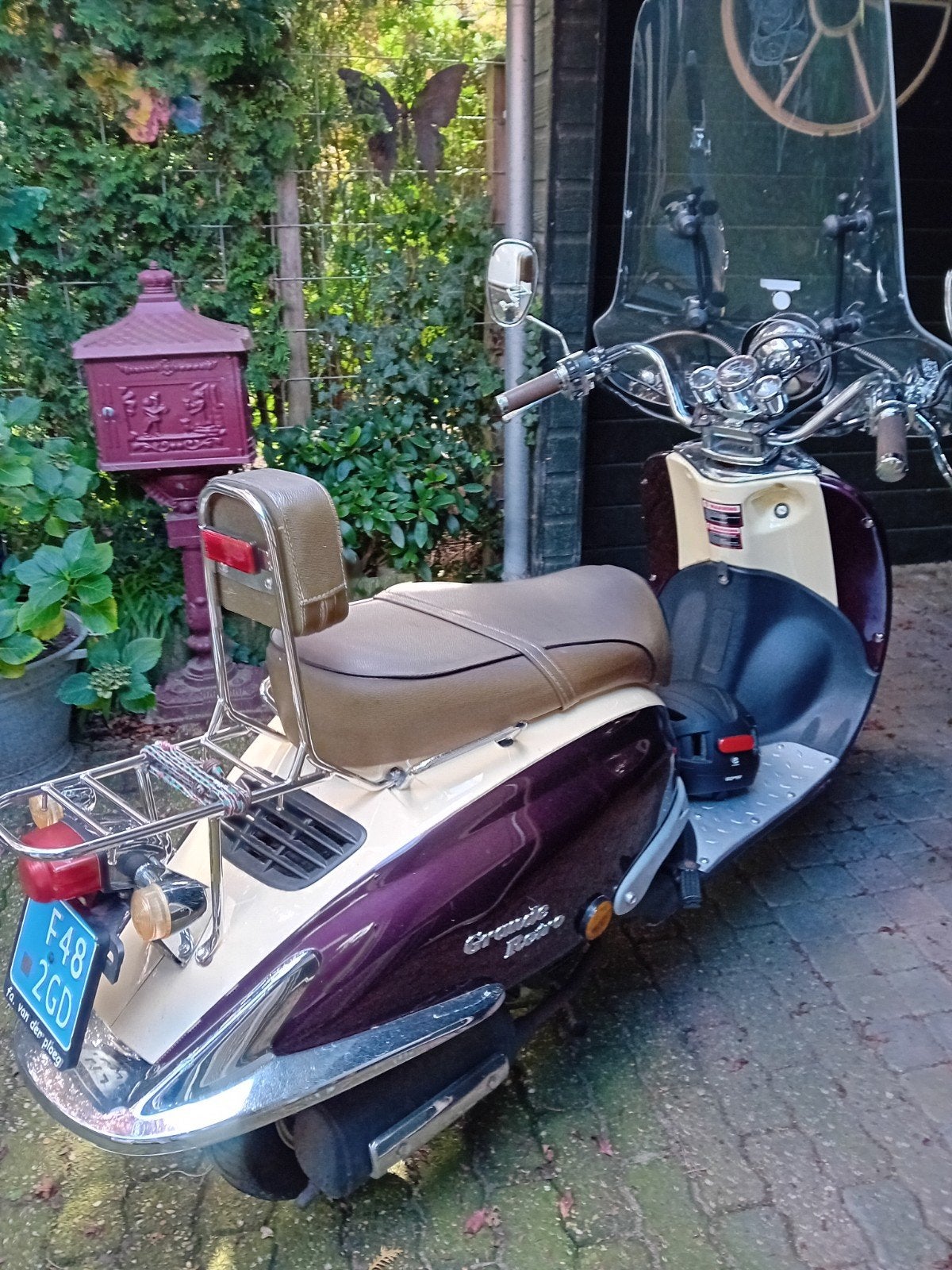 Fosti Grande Retro Scooter - Bouwjaar 2011, Fietsen en Brommers, Snorfietsen en Snorscooters, Ophalen, Gebruikt, Benzine, Overige merken