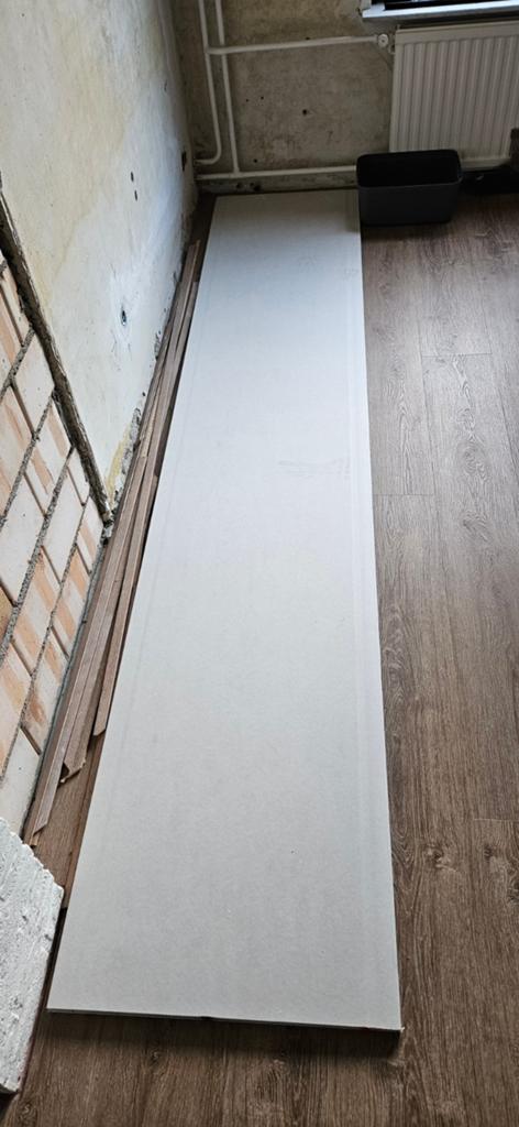Knauf Gipsplaten A AK 300x60cm 12,5mm (2 stuks + rest), Ophalen