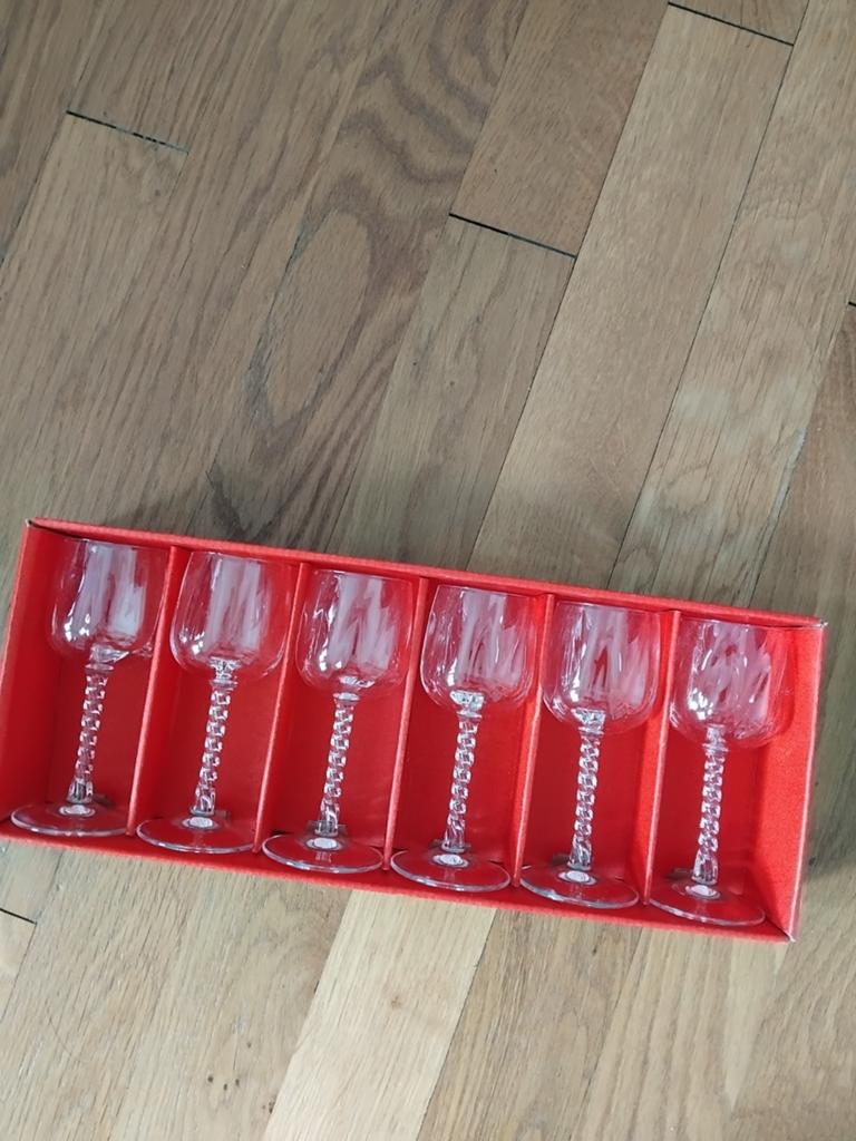 Christal d'arques Nemours likeurglazen, Antiek en Kunst, Antiek | Glas en Kristal, Ophalen of Verzenden