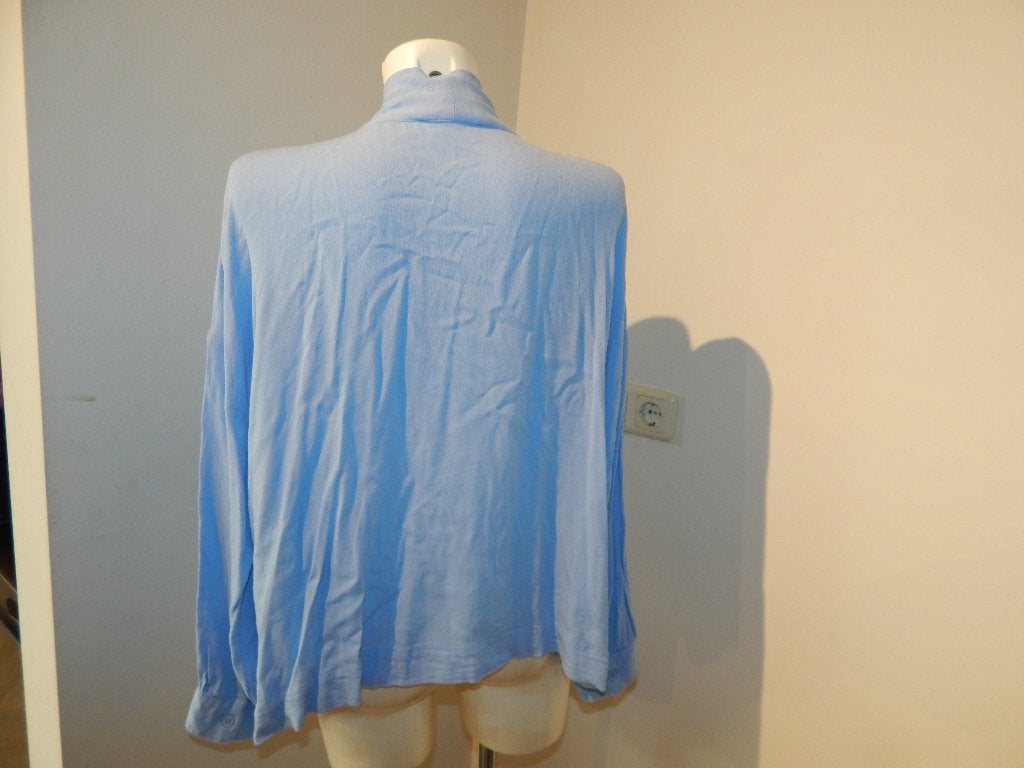 Essentiel Antwerp hemels blauwe blouse strik hals M, Maat 38/40 (M), Blauw, Ophalen of Verzenden, Zo goed als nieuw