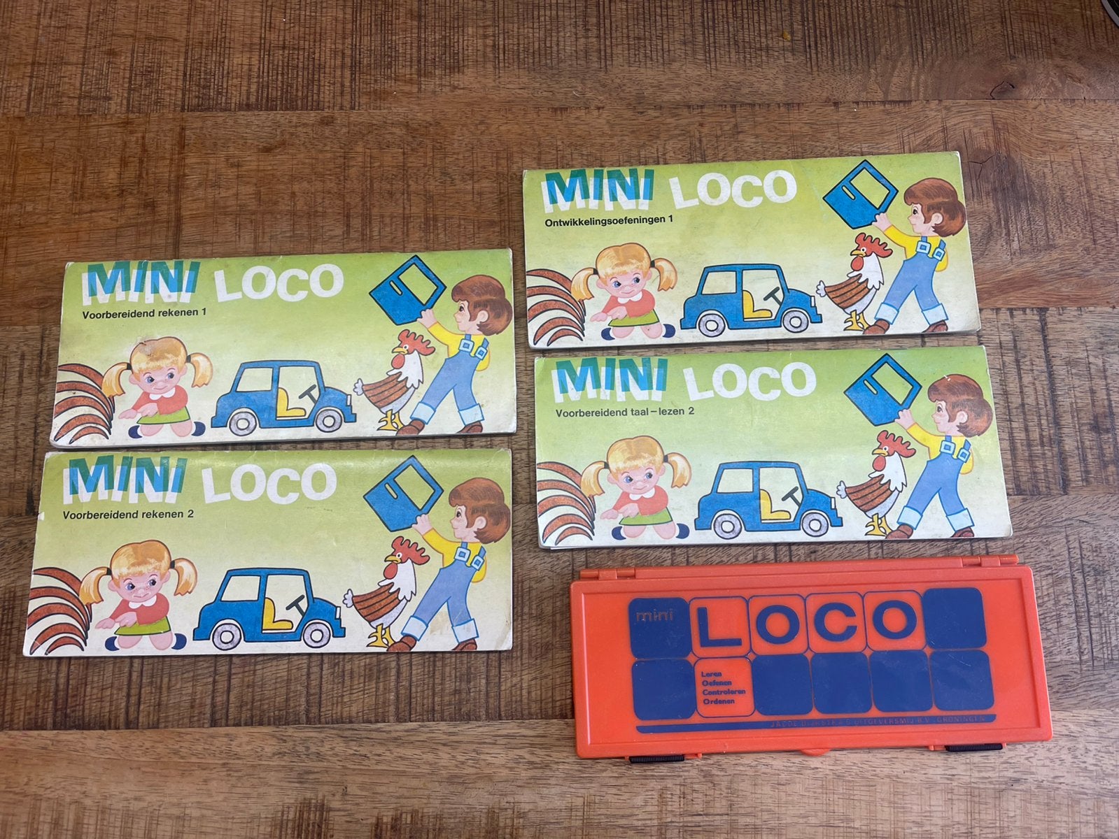 Mini loco + 4 stuks oefeningen - compleet, Ophalen, Gebruikt