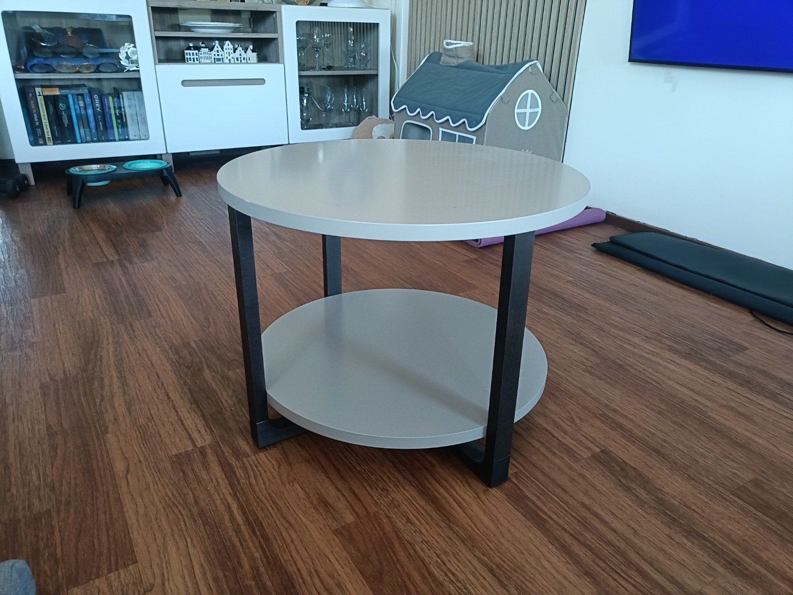 salontafel, 50 tot 100 cm, Rond, Zo goed als nieuw, 50 tot 100 cm