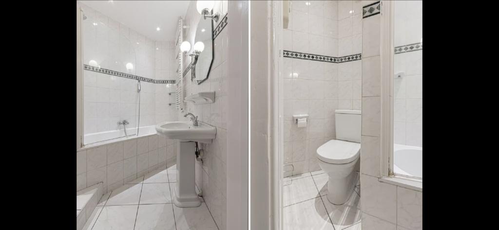 Twee sets toilet en wastafel porselein, Doe-het-zelf en Verbouw, Sanitair, Ophalen, Gebruikt, Steen, Wastafel
