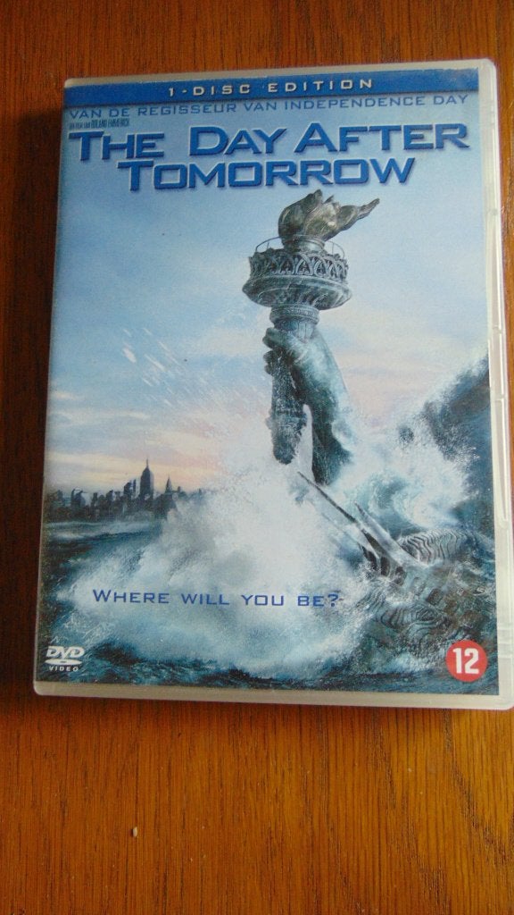 The day after tomorrow dvd zgan, Vanaf 12 jaar, Ophalen of Verzenden, Zo goed als nieuw