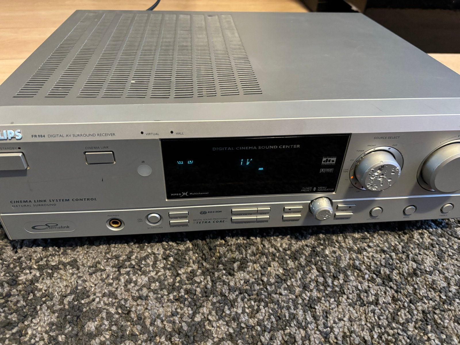 Philips FR984 Digitale AV Surround Receiver, Gebruikt, 120 watt of meer, Ophalen, Overige merken