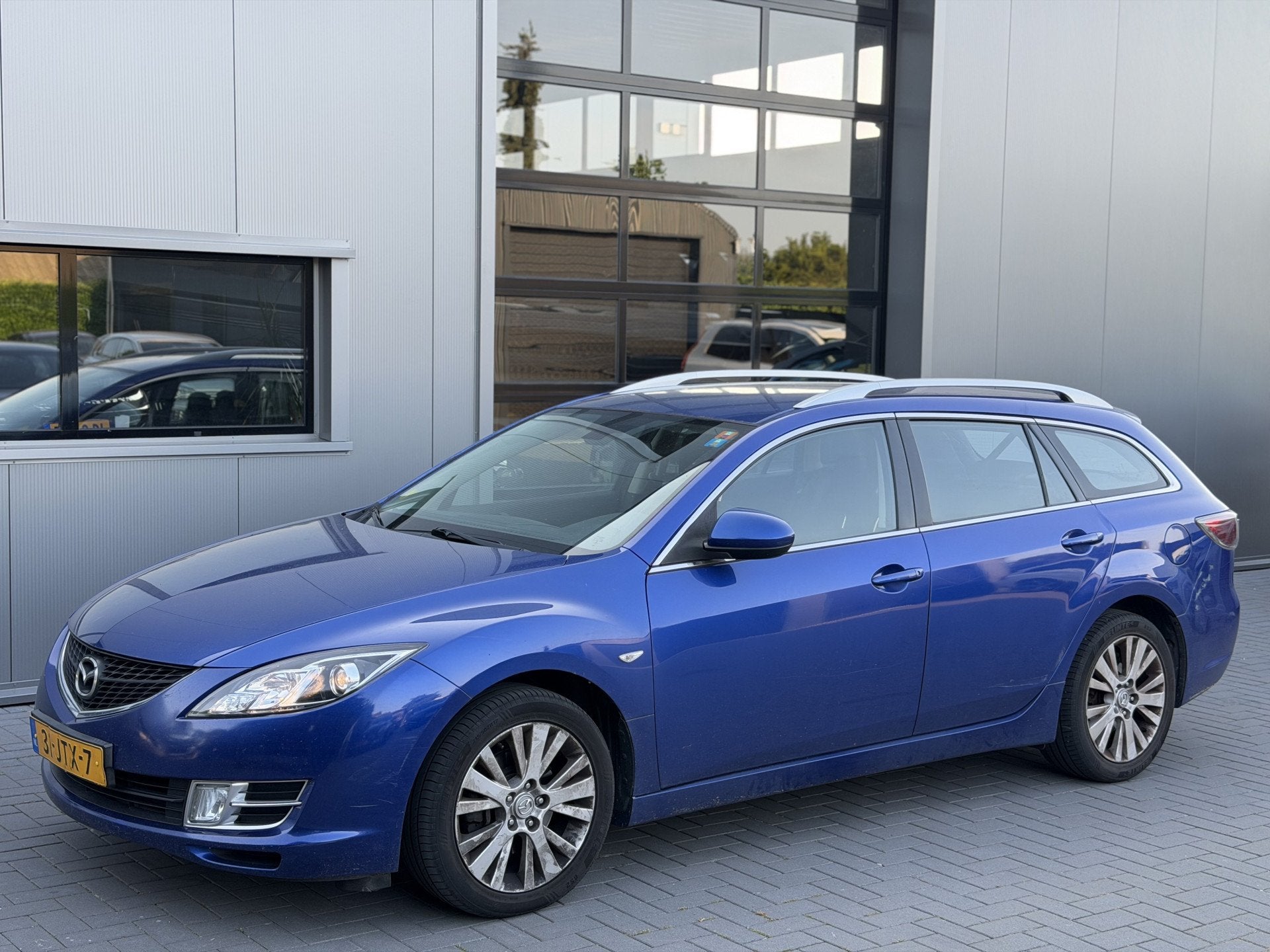 Mazda 6 Sportbreak 1.8 Touring | Climate Control | Navigatie, Auto's, Voorwielaandrijving, Stof, Gebruikt, Zwart