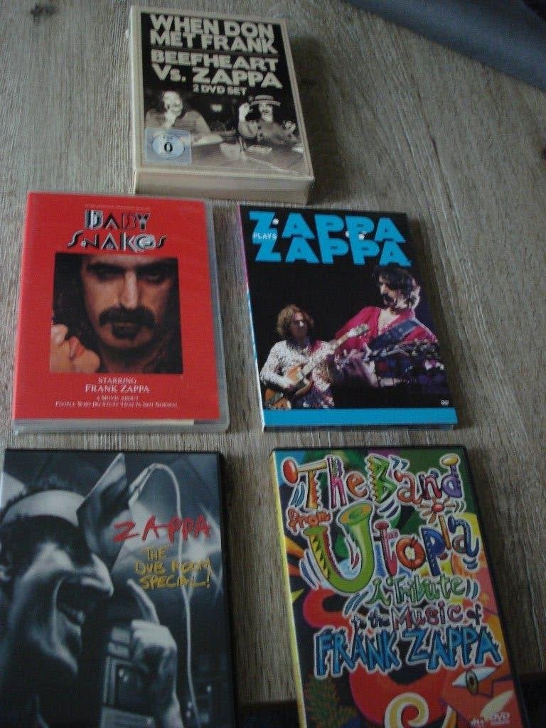 5 D.V.D. FRANK ZAPPA O.A. BEEFHEART, Alle leeftijden, Ophalen of Verzenden, Zo goed als nieuw, Concert