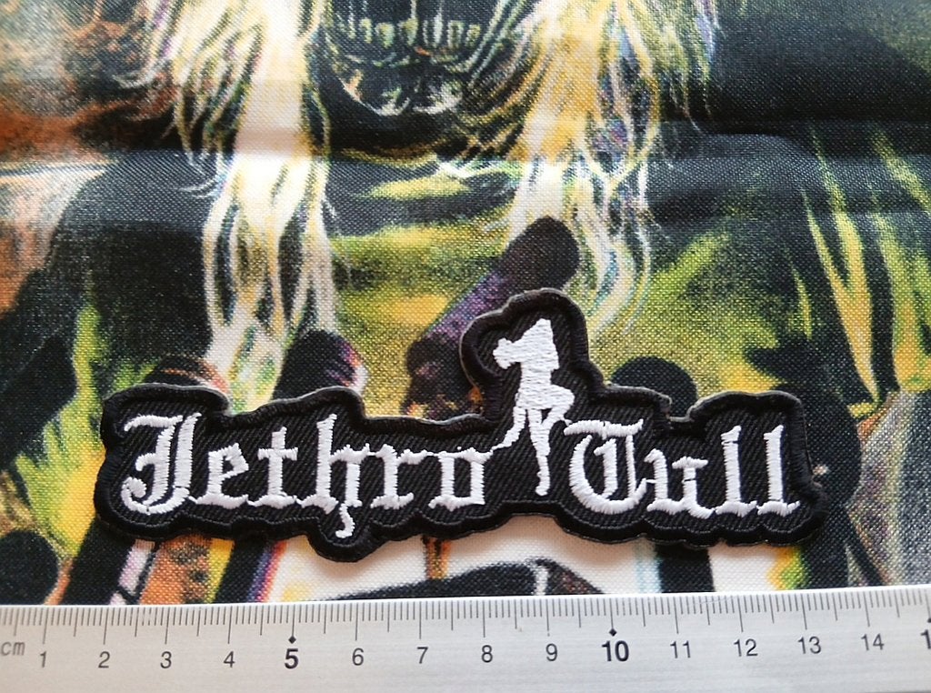 Jethro Tull leuke  nieuwe shaped logo patch j70, Ophalen of Verzenden, Nieuw, Kleding