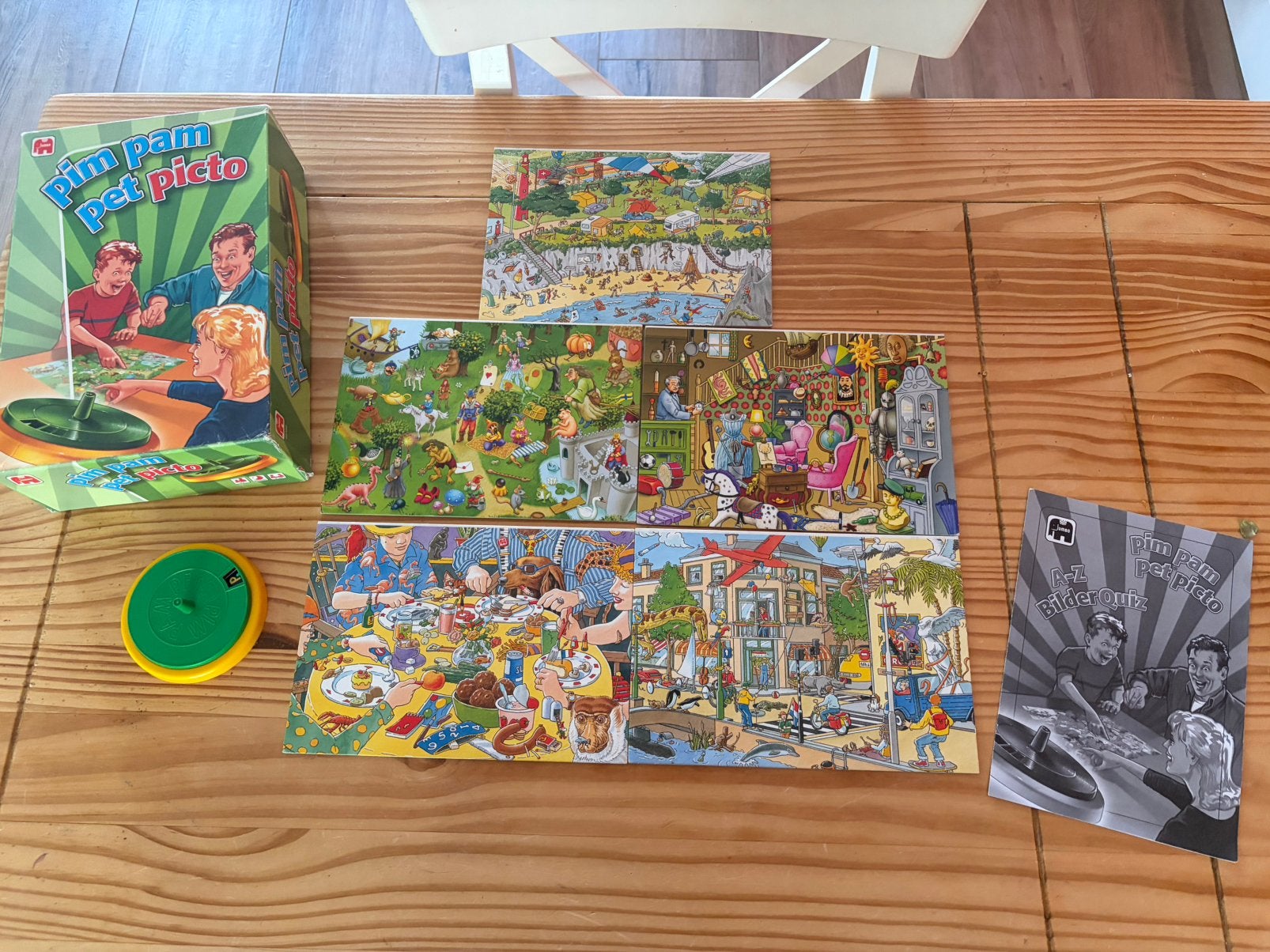 Pim Pam Pet Picto - A-Z Bilderquiz Gezelschapsspel, Een of twee spelers, Ophalen of Verzenden, Zo goed als nieuw