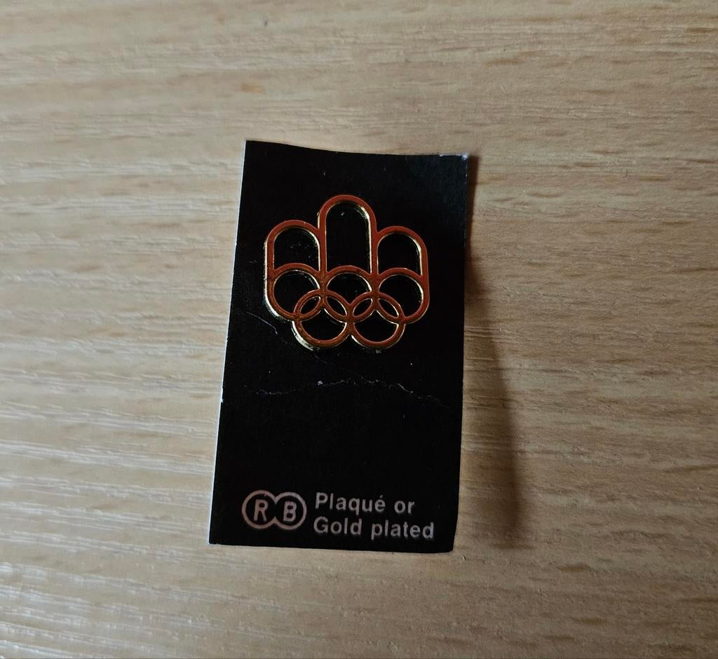 Pin Olympische Spelen Montreal 1976, Ophalen of Verzenden, Zo goed als nieuw, Sport, Speldje of Pin