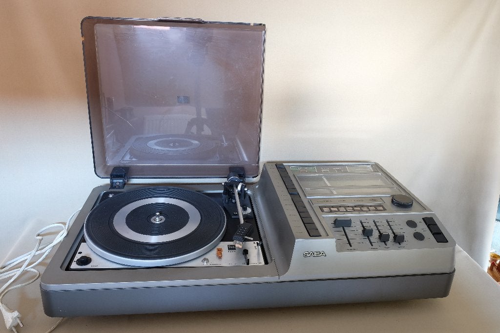 Vintage Saba Ultra HiFi 9800 Stereo met Dual Platenspeler, Overige merken, Gebruikt, Cassettedeck, Losse componenten