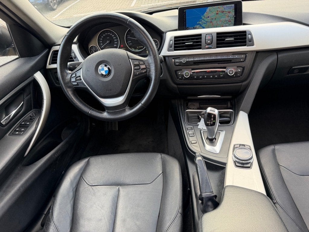 Bmw 3-SERIE 320d EfficientDynamics Edition Hi Executive LEER, Auto's, Automaat, Euro 5, 4 cilinders, Bruin