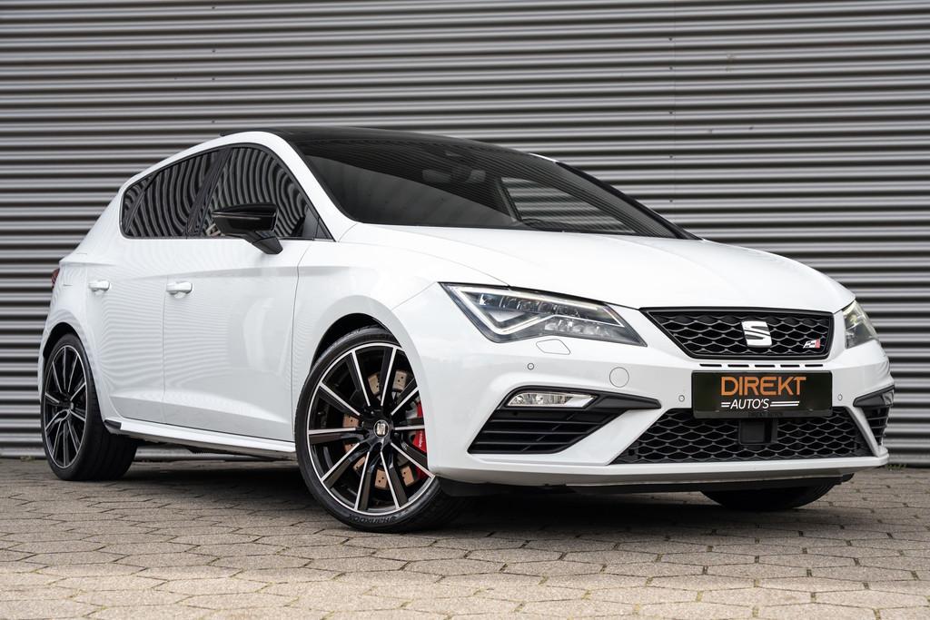 SEAT Leon 2.0 TSI CUPRA 300 PERFORMANCE PANO BREMBO CAMERA, Auto's, Seat, 15 km/l, Zwart, 4 cilinders, 1984 cc