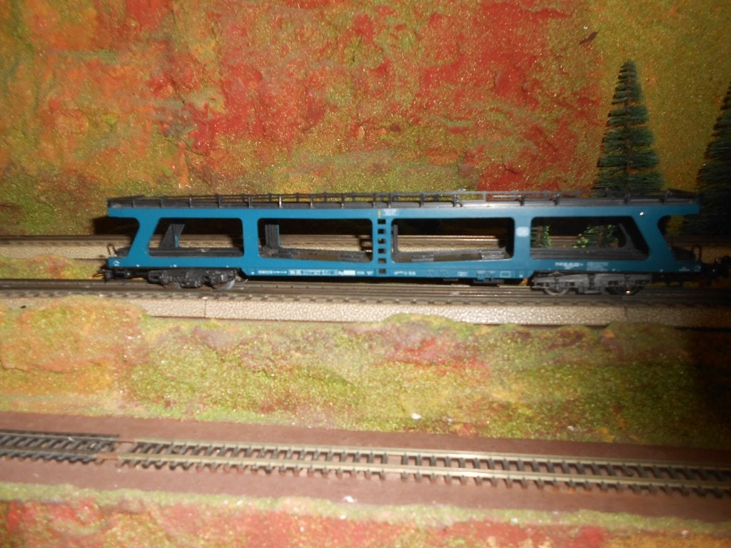 Märklin 4234, autotransportwagon van de DB, Hobby en Vrije tijd, Modeltreinen | H0, Wisselstroom, Gebruikt, Wagon, Ophalen of Verzenden