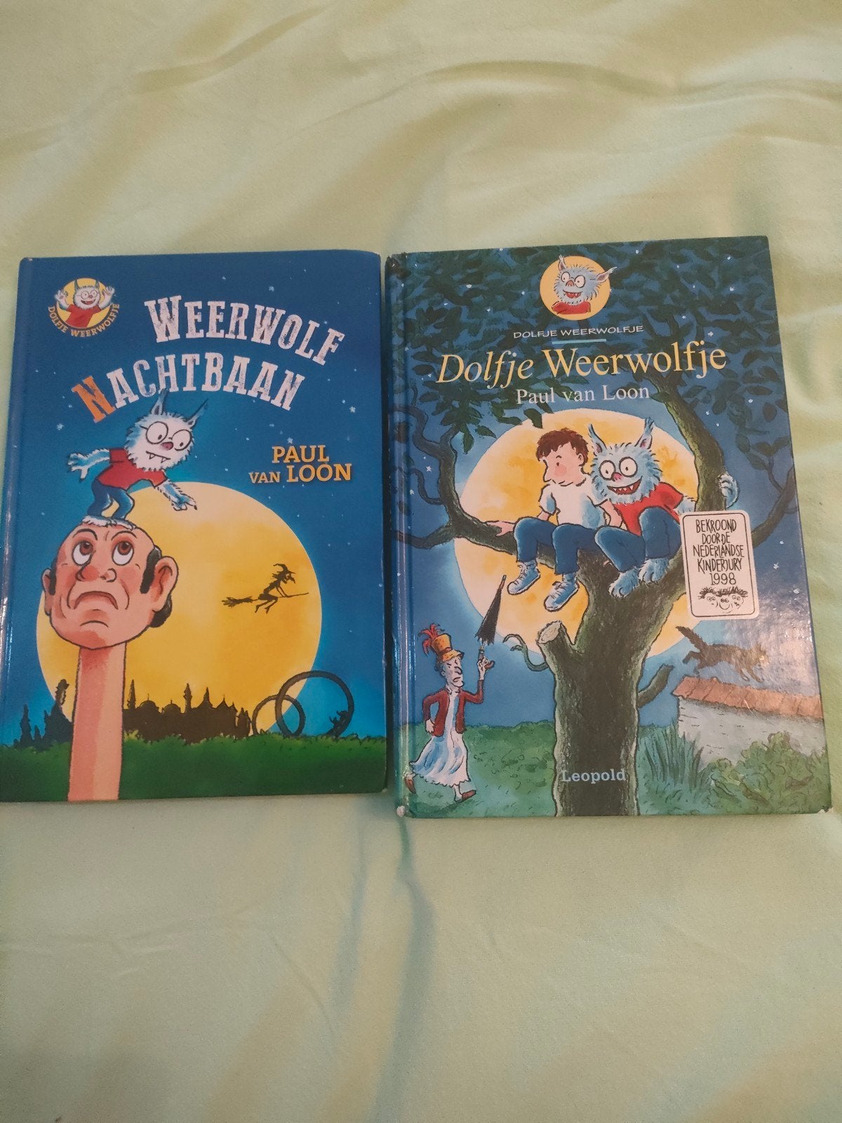 Dolfje Weerwolfje boeken: Weerwolfnachtbaan & Dolfje Weerwol, Ophalen, Gelezen, Paul van Loon, Fictie
