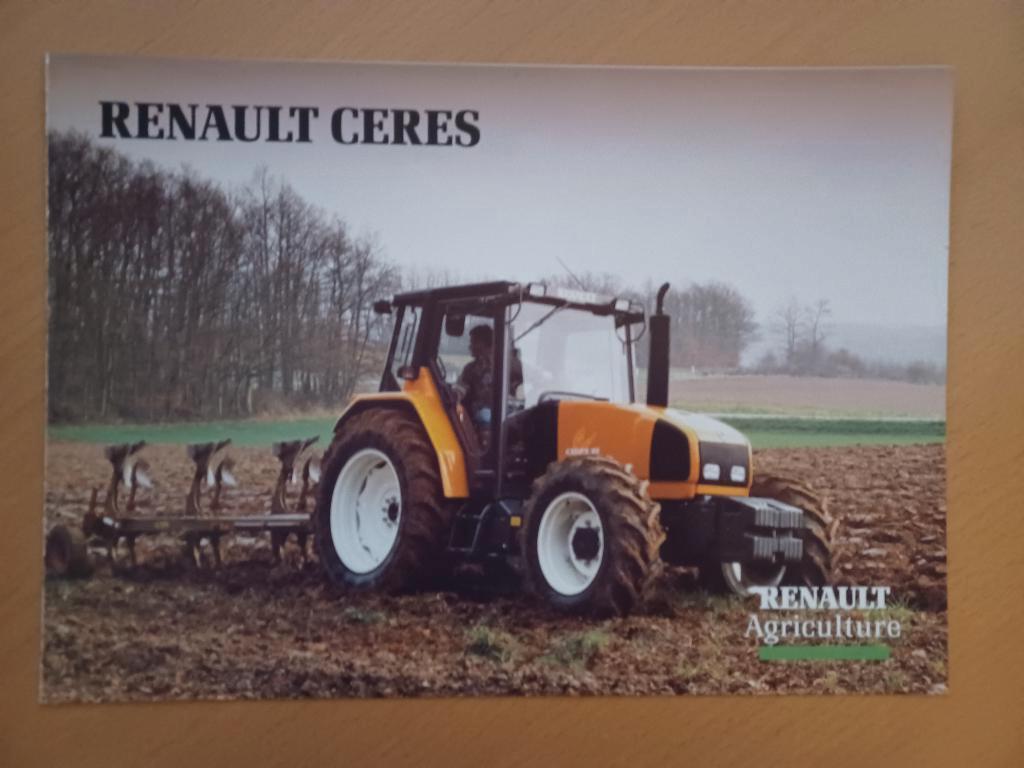 Folder Renault Ceres, Boeken, Ophalen of Verzenden, Gelezen, Tractor en Landbouw
