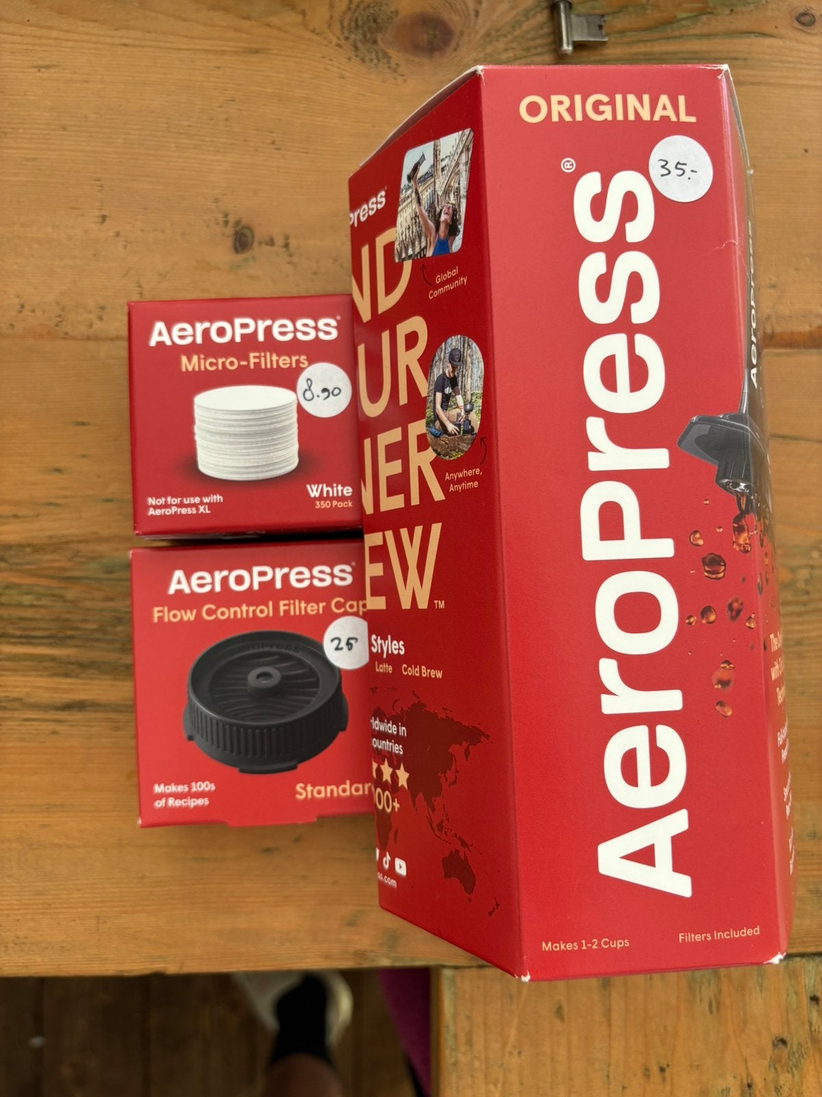 NIEUW!!! Aeropress pakket, Ophalen of Verzenden, Nieuw, Overige modellen