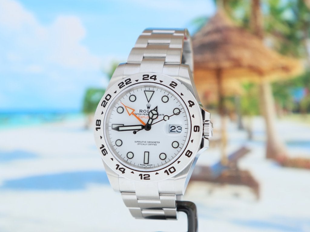 Rolex Explorer II Polar 216570 ONGEDRAGEN "NOS" stickers NL