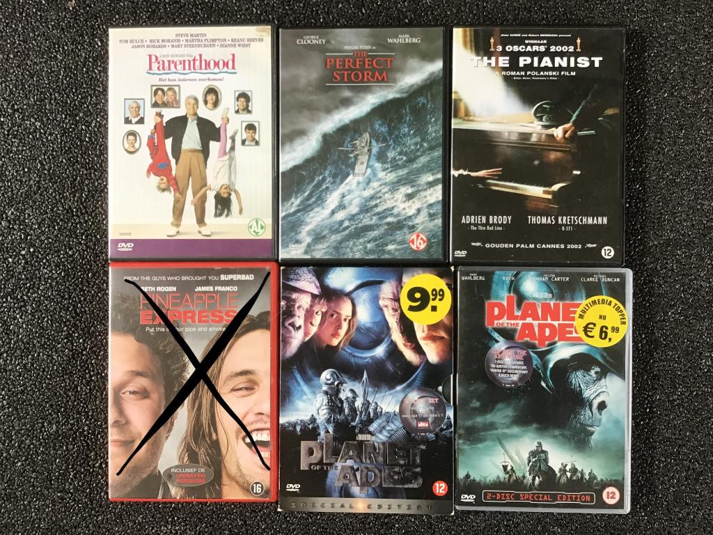 Diverse genres dvd’s €1 p/s. Pakket P, Cd's en Dvd's, Dvd's | Tv en Series, Alle leeftijden, Verzenden, Zo goed als nieuw, Overige genres