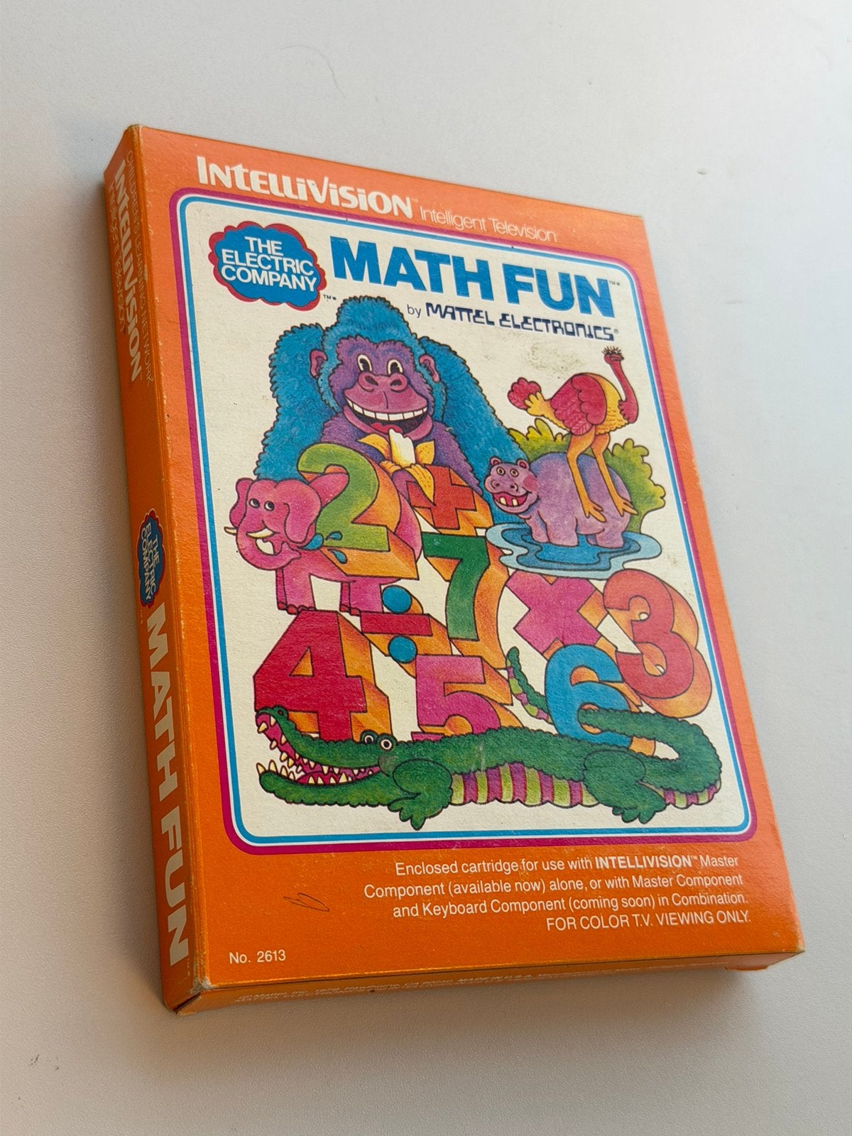 Electric Company Intellivision Math Fun game CIB Mattel 1979, 1 speler, Ophalen of Verzenden, Zo goed als nieuw, H