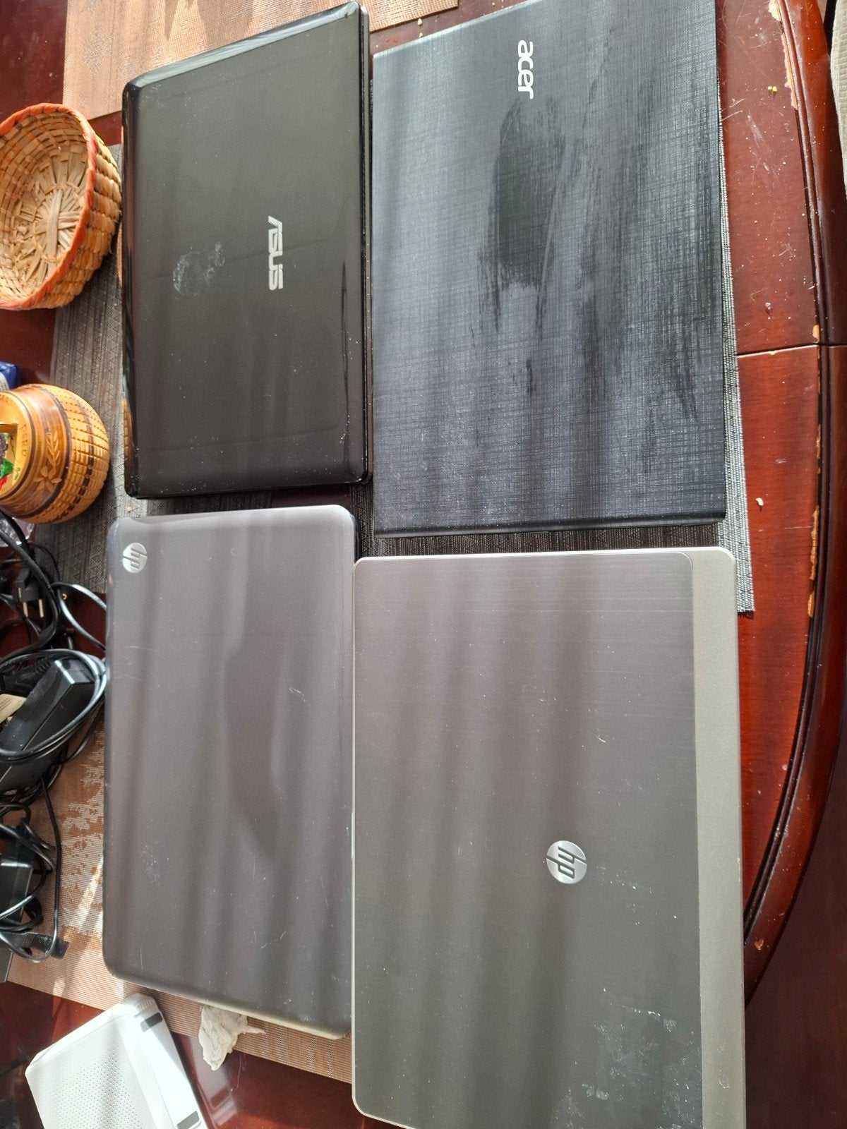 4 Laptops met Intel i3 Processor, SSD/HDD, Windows 11, Ophalen, Gebruikt, Intel Core i3, HDD