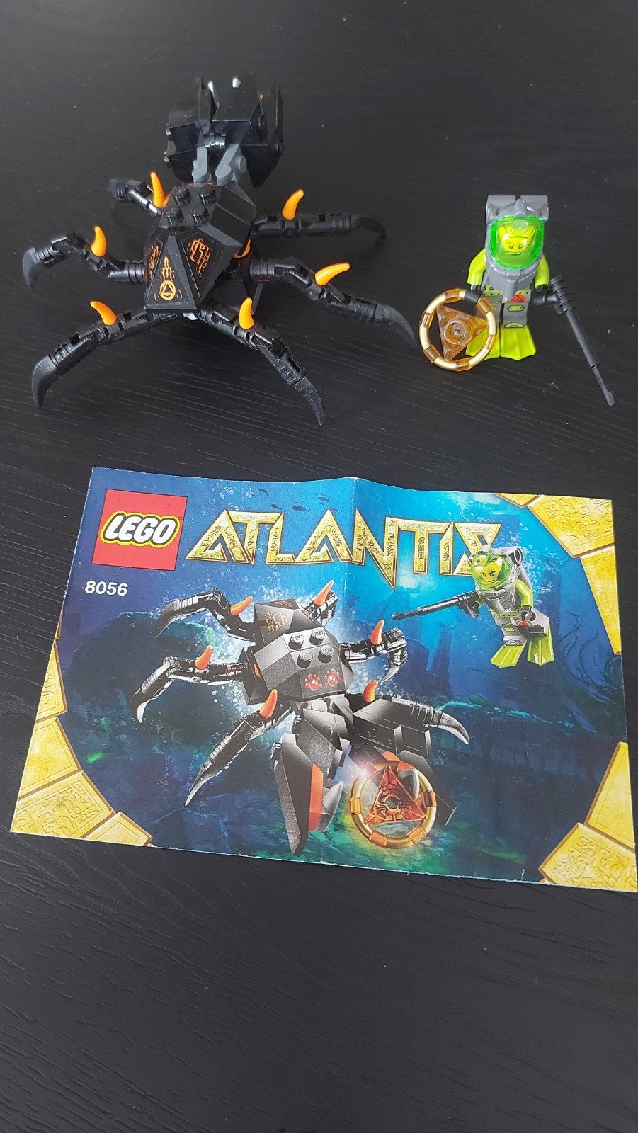 Lego Atlantis 8056: Monster Crab Clash met minifiguur, Ophalen of Verzenden, Gebruikt
