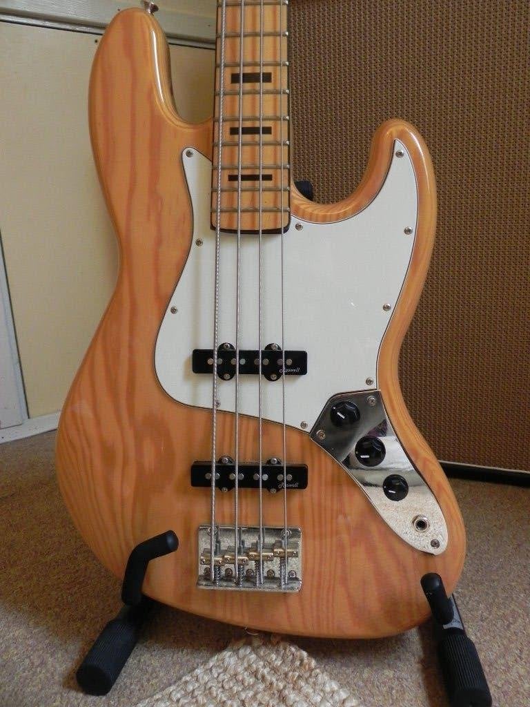 HB Jazz Bass JB-75-MN NA Vintage Series, Ophalen, Zo goed als nieuw, Elektrisch