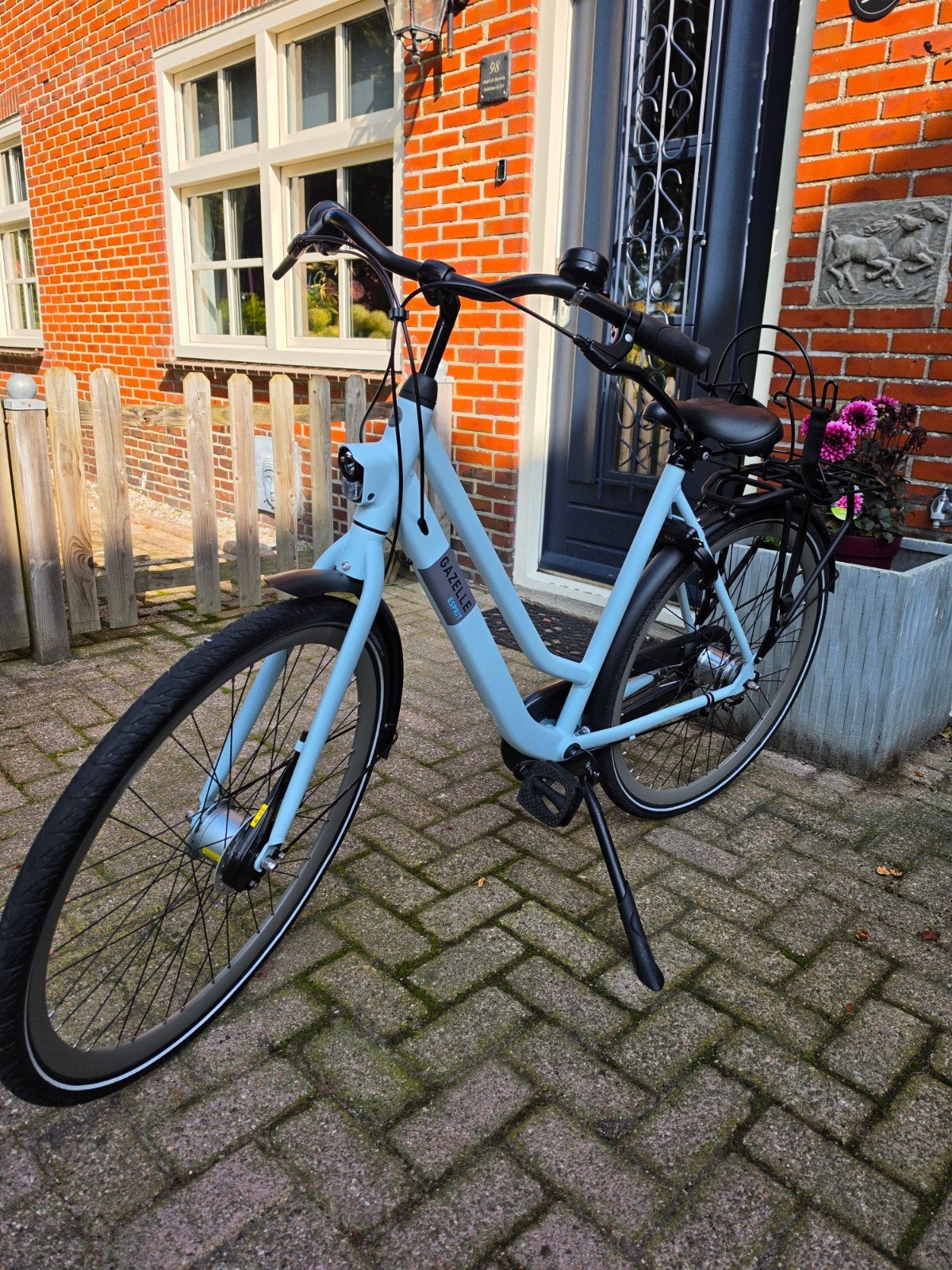 Gazelle Esprit damesfiets 54 cm – 7 versnellingen – zgan, Ophalen, 53 tot 56 cm, Velgrem, (Extra) lage instap