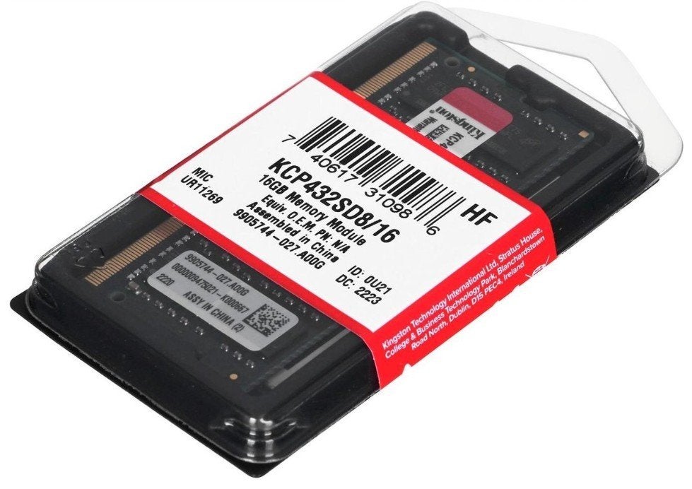 Kingston Ram geheugen - 16GB - DDR4 - SODIMM - 3200MHz, Caravans en Kamperen, Ophalen of Verzenden, Nieuw