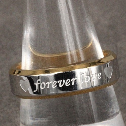Forever Love Ringen. Vriendschapsringen  💞 💞💞, 18 tot 19, IJzer of Staal, Nieuw, Ophalen of Verzenden