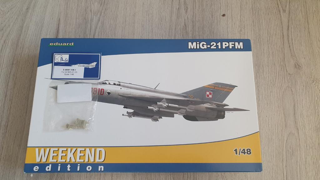 Eduard 1/48 MiG-21 PFM met resin seat, Overige merken, Nieuw, Ophalen of Verzenden, Groter dan 1:72