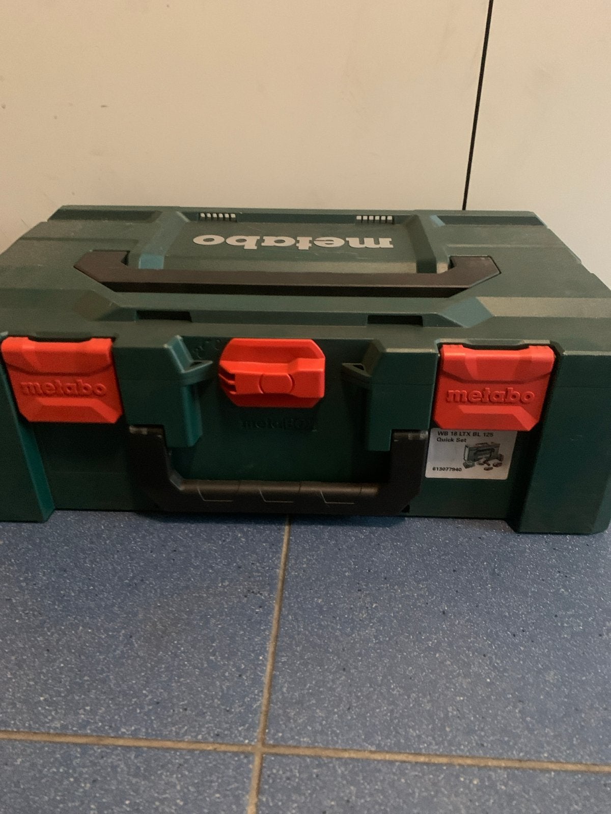 Metabo WB 18 LTX BL 125 Quick Set koffer (leeg), Ophalen of Verzenden, Zo goed als nieuw