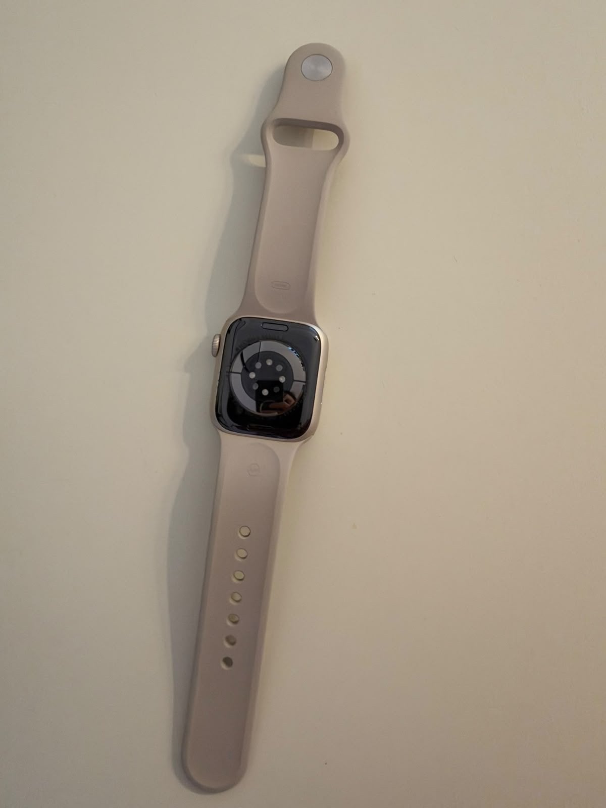 Apple Watch Series 9 GPS+ cellular 41mm Starlight Aluminium, Ophalen, Afstand, Wit, IOS