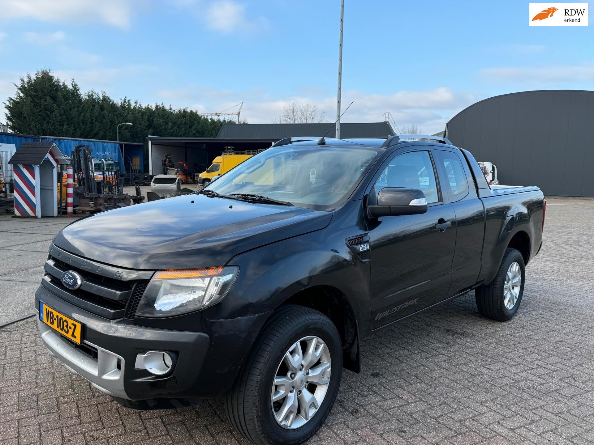 Ford Ranger 3.2 TDCi Wildtrak Super Cab 200 Pk, Euro 5, Gebruikt, Zwart, Zwart