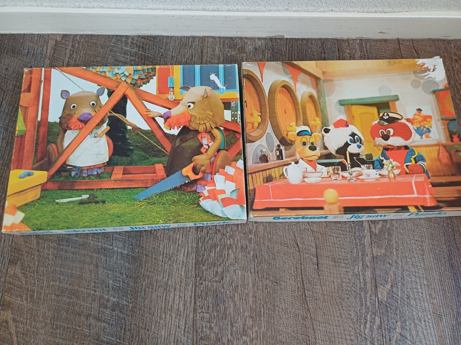 Vintage Puzzels - Bereboot en Fabeltjeskrant, Ophalen of Verzenden, Overige typen