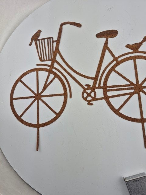 Tuinsteker Fiets metaal roest, Ophalen of Verzenden, Nieuw