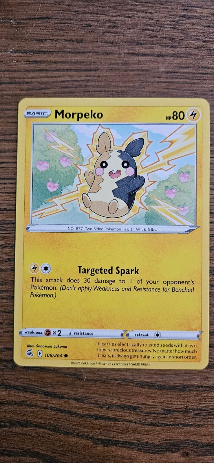 Pokémon Fushion Strike #109, Ophalen of Verzenden, Zo goed als nieuw