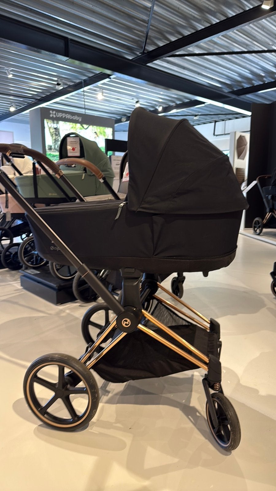 Cybex Priam 4 Sepia Black/Rosegold 2-in-1 Kinderwagen, Ophalen, Nieuw