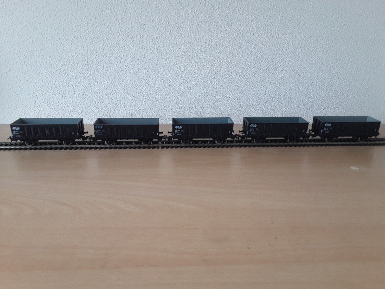 5 NS 2-assige hogebord wagons., Gelijkstroom, Wagon, Piko, Ophalen of Verzenden