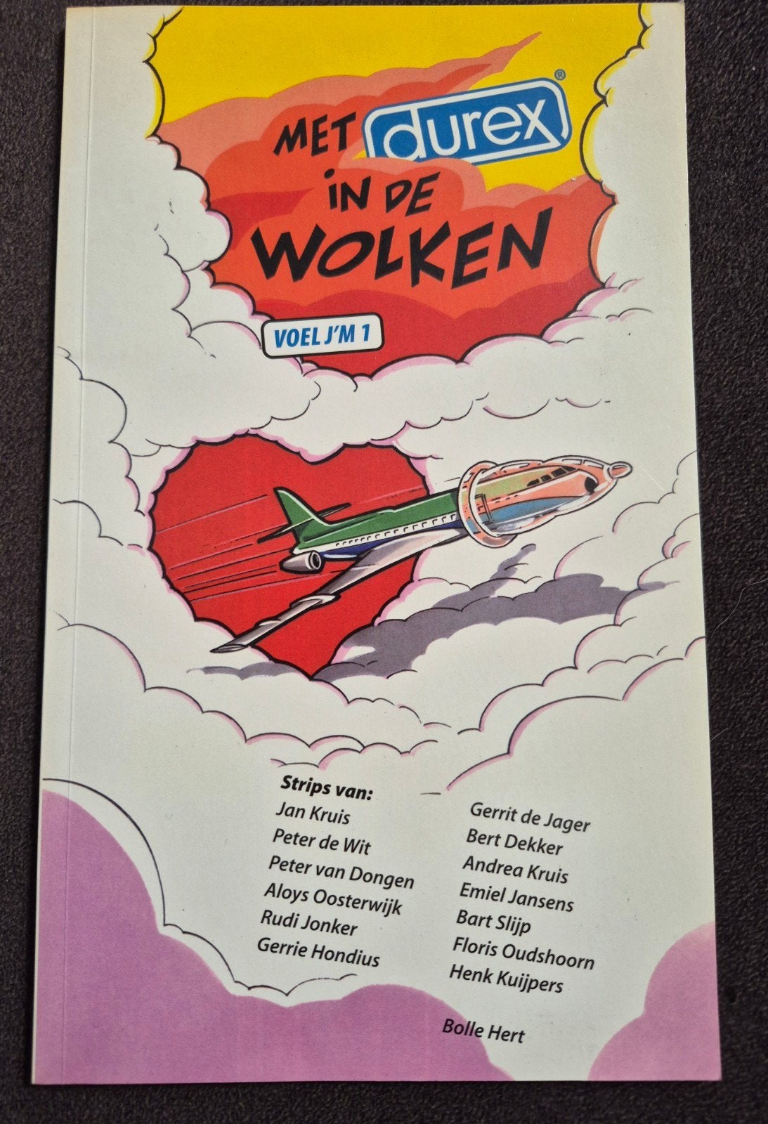 Met Durex in de Wolken - 1e druk 1998 - Henk Kuijpers, Henk Kuijpers e.a., Eén stripboek, Nieuw, Ophalen of Verzenden