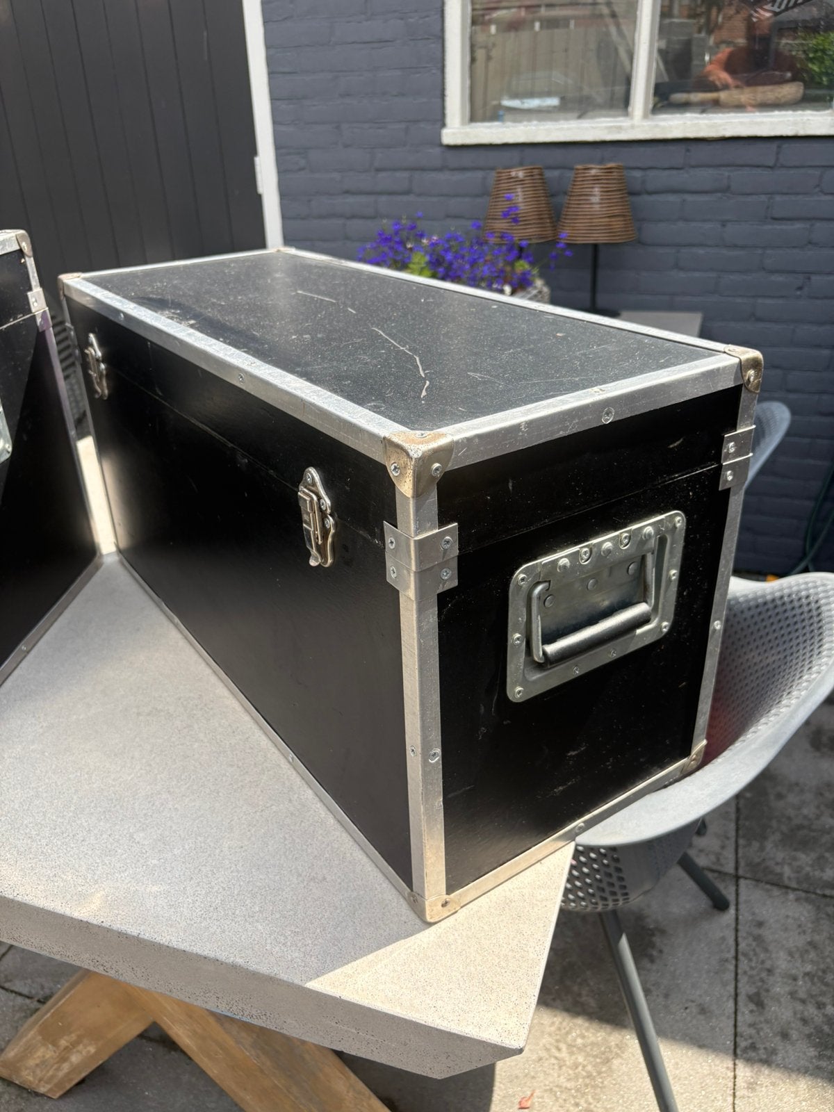 Te koop 2 x fligt boxen., samen voor 25.00 euro, Ophalen, Gebruikt, Overige instrumenten
