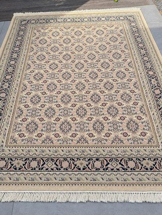 Origineel Handgemaakt Bidjar Tapijt - 205 x 255 cm, Huis en Inrichting, Ophalen, Gebruikt, Beige, 200 cm of meer