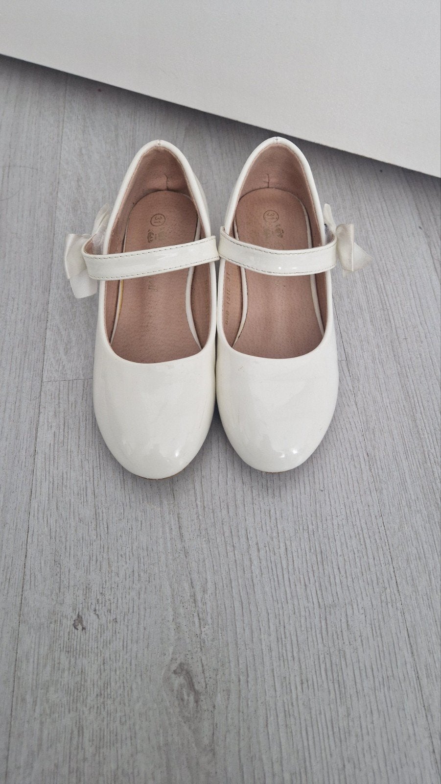 Witte hakjes schoenen - 2x gedragen, Ophalen of Verzenden
