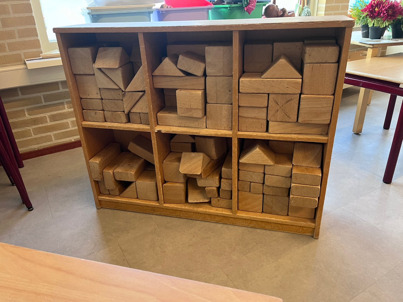 Haagse set houten speel blokken, Ophalen, Gebruikt