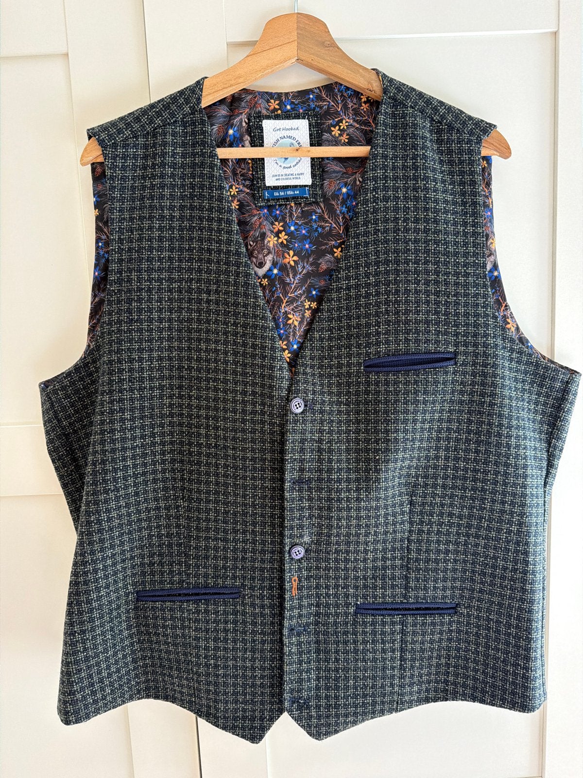 Stijlvol Heren Gilet - A Fish Named Fred, Kleding | Heren, Overige Herenkleding, Zo goed als nieuw, Ophalen of Verzenden
