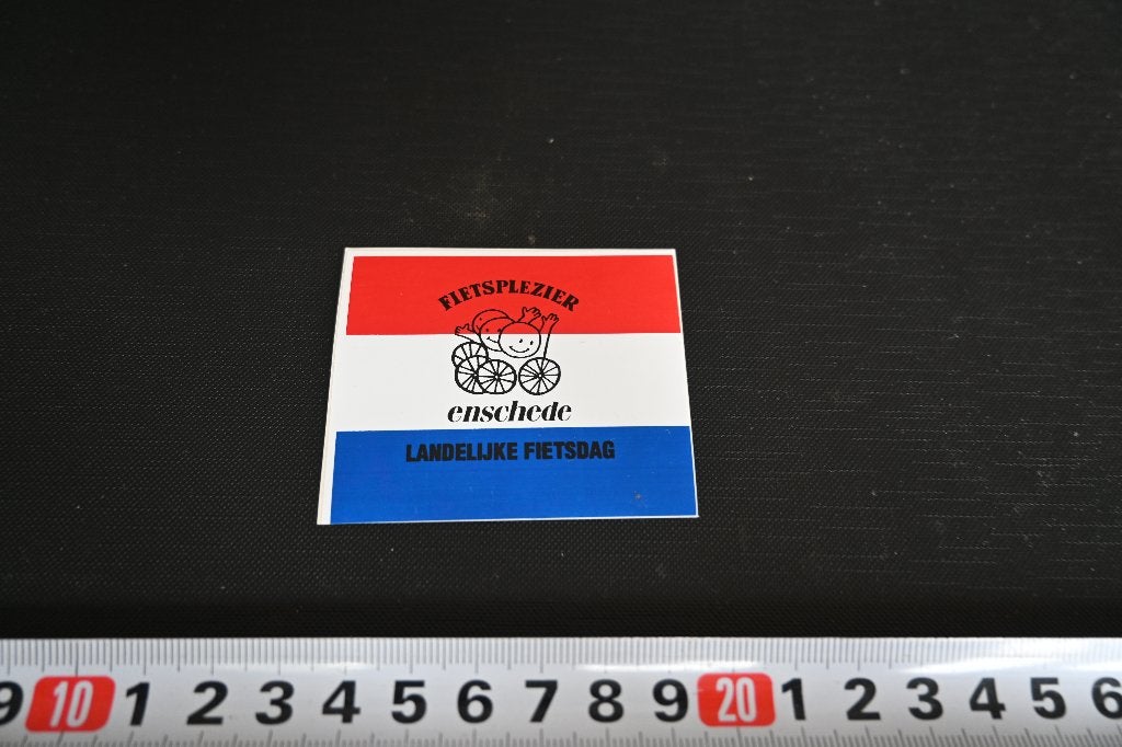 sticker Fietsplezier Enschede Landelijke Fietsdag   FIETS, Ophalen, Zo goed als nieuw