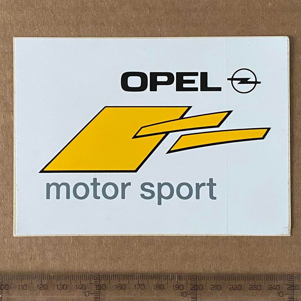 sticker opel motor sport, Verzamelen, Stickers, Verzenden, Zo goed als nieuw, Auto of Motor