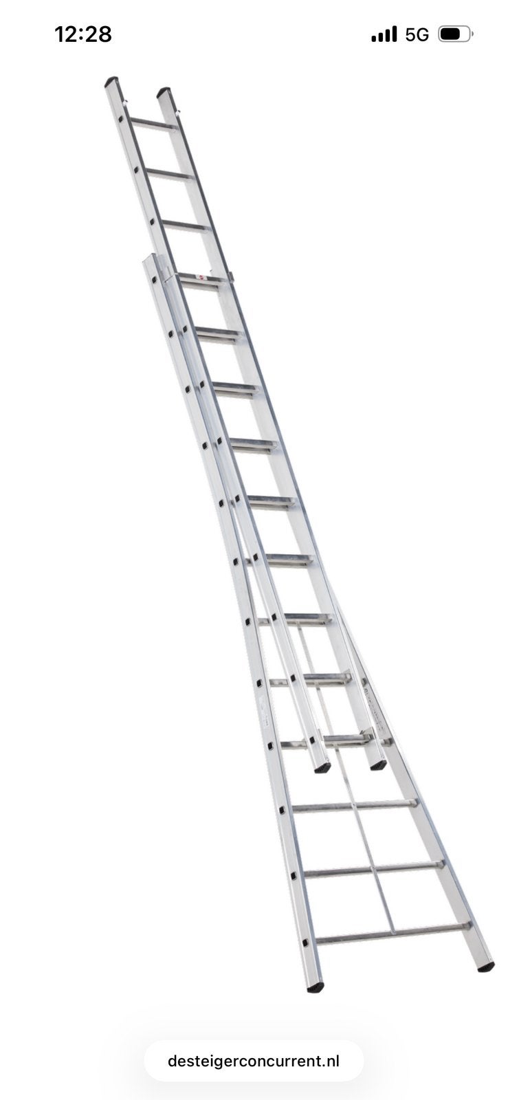 Altrex kibo 12 treden 6 meter hoog, Doe-het-zelf en Verbouw, Ladders en Trappen, Ophalen, Zo goed als nieuw